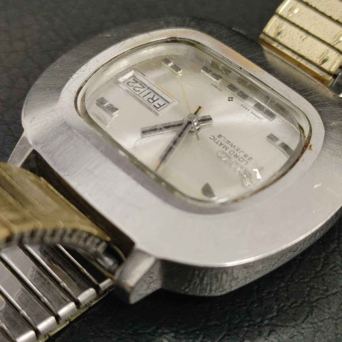 稼動】SEIKO LM ロードマチック 5606-5010 25石 デイト 自動巻き 
