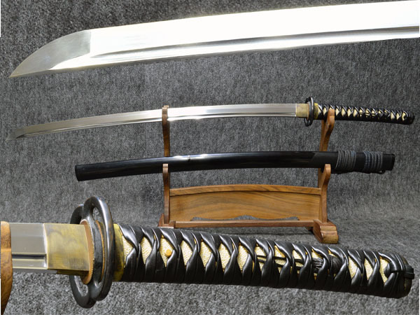 美濃坂製 元重10mm 超豪壮 肥後同田貫 超本格 高級居合刀 表黒 
