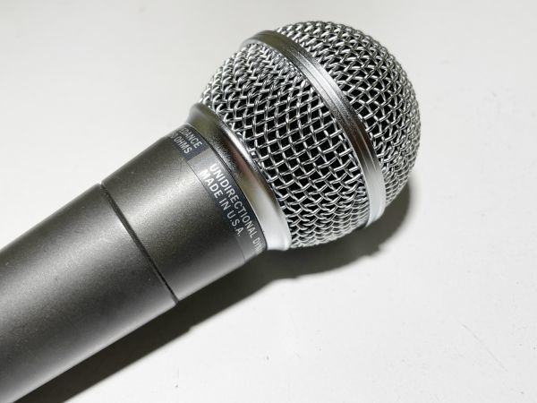 SHURE SM58 USA ビンテージ 美品 動作品 ポルシェロゴ ケース/取説付 
