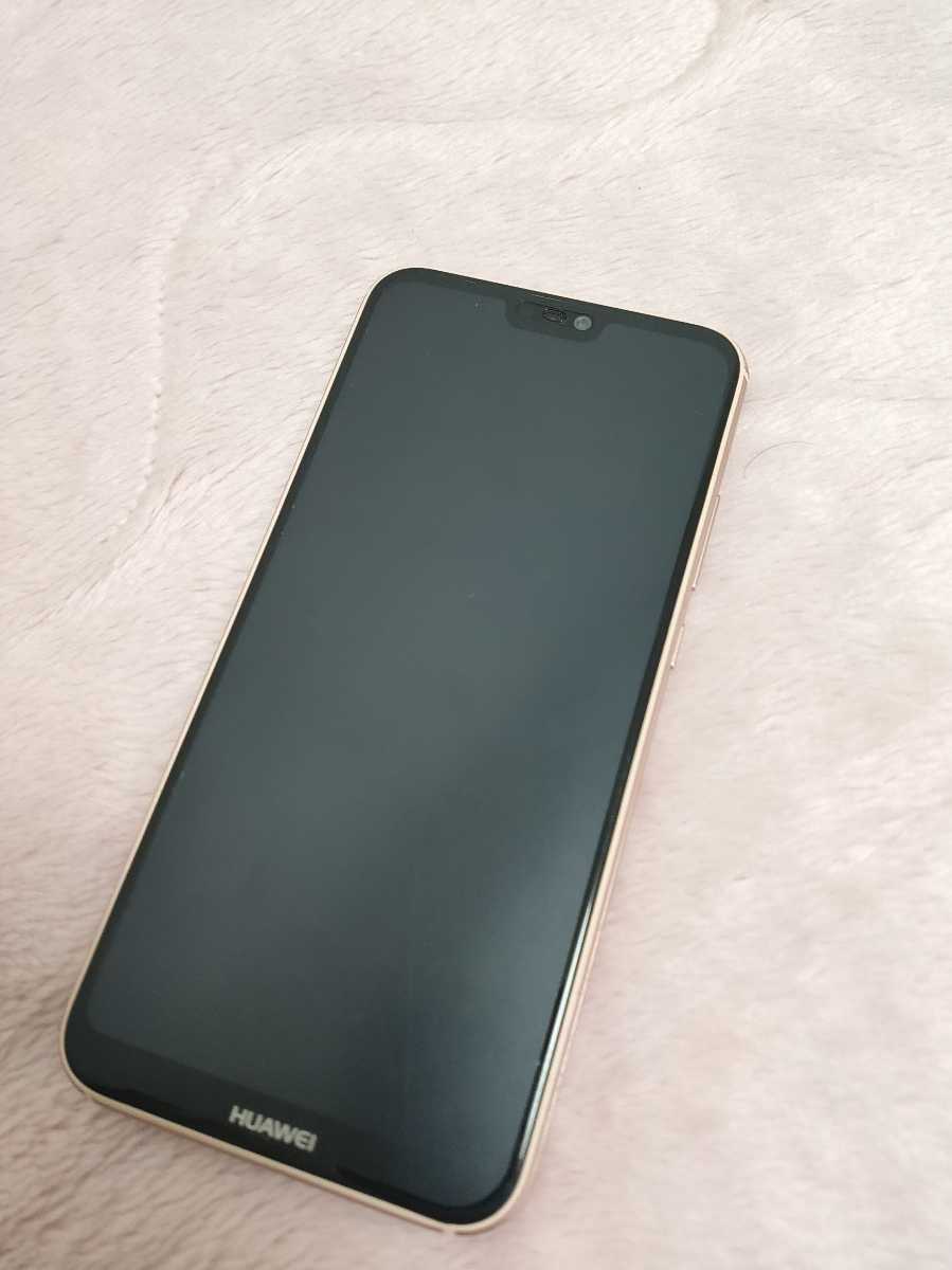 HUAWEI P20 Lite サクラピンク 32GB UQ mobile　ファーウェイ　pink SIMフリー 　スマホ　スマートフォン　本体　中古　送料無料　 P20 lite サクラピンク クラインブルー UQモバイル HUAWEI(ファーウェイ)