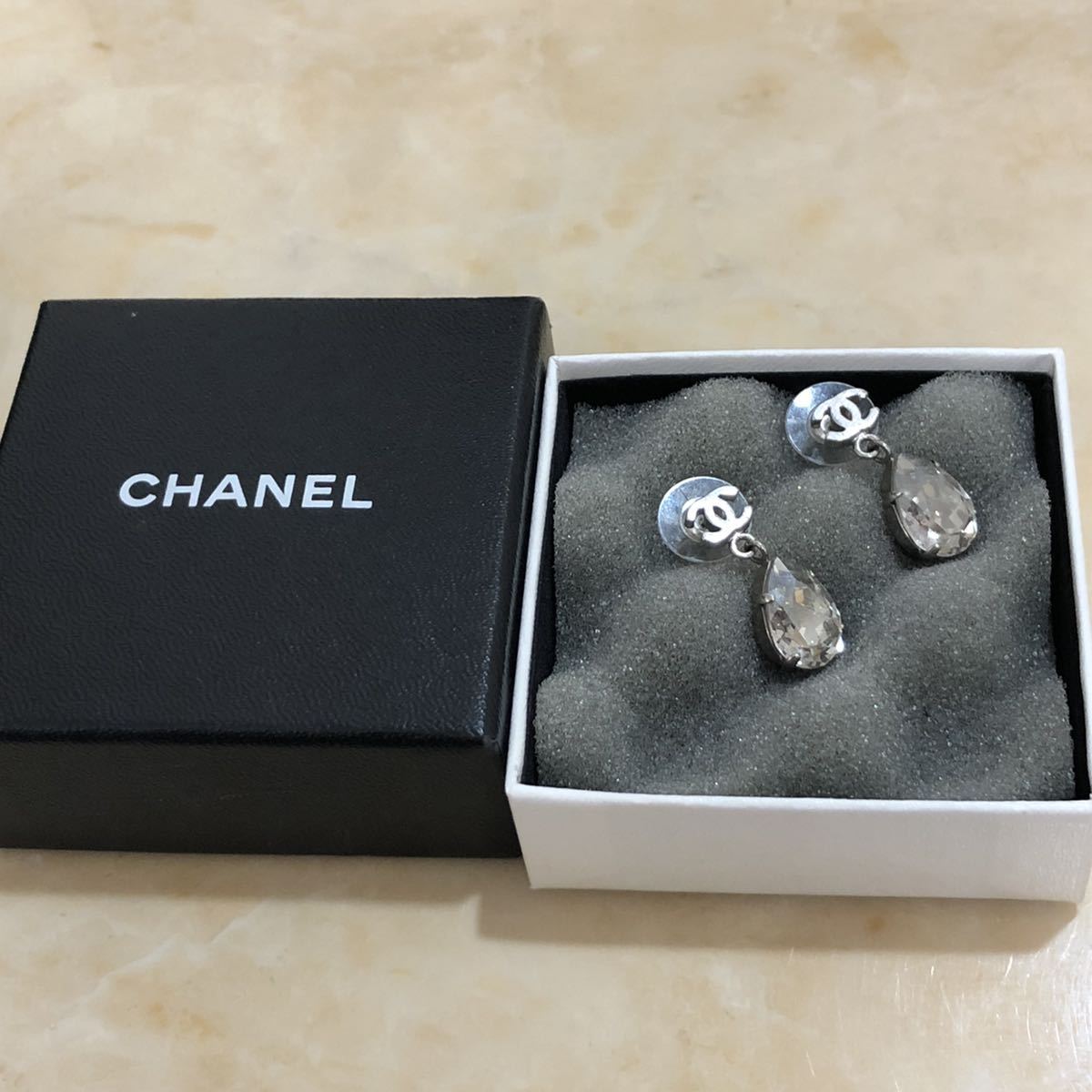 シャネル ピアス ココマーク CHANEL ティアドロップ ココ ティア 