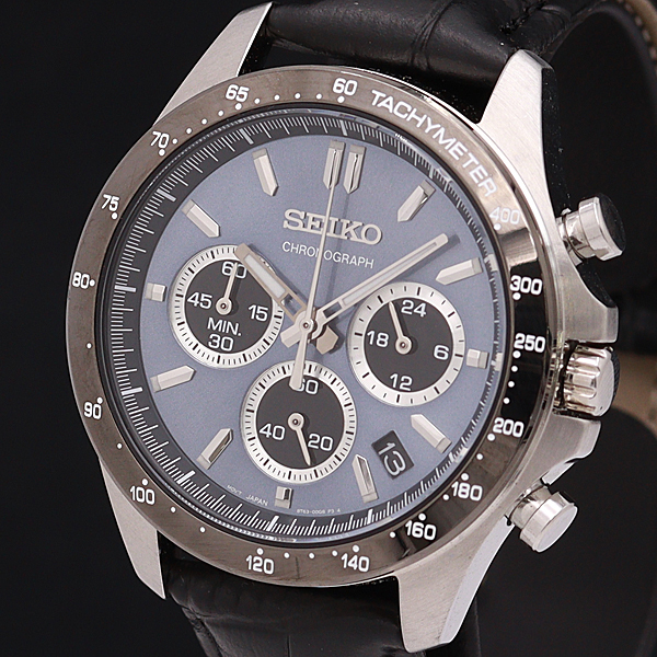セイコー SEIKO クロノグラフ 8T63-00D0 1円 稼働 スピリット クォーツ 