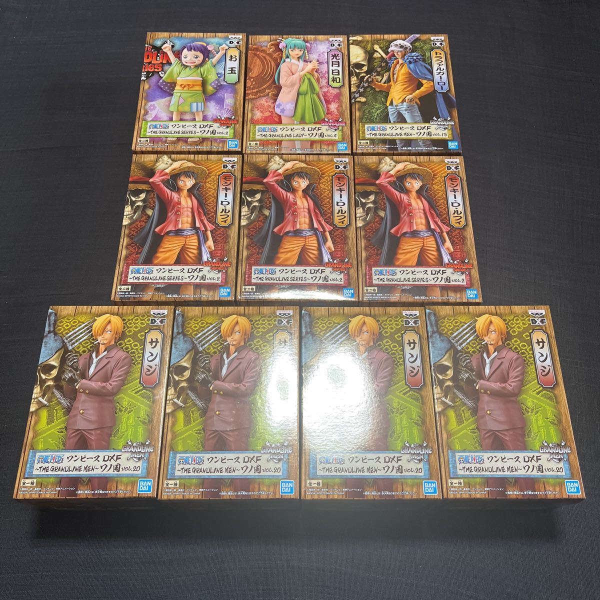 全国無料，定番 ワンピース DXF THE GRANDLINE SERIES LADY MEN ワノ国 お玉 日和 ロー ルフィ サンジ 全10体セット(ONE PIECE)｜売買されたオークション情報、yahooの商品情報をアーカイブ公開 - オークファン その他