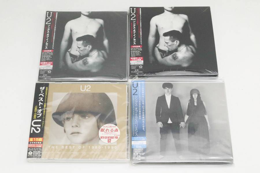 ☆U2☆新品未開封 帯付き CD4枚セット☆SONGS OF EXPERIENCE/Songs