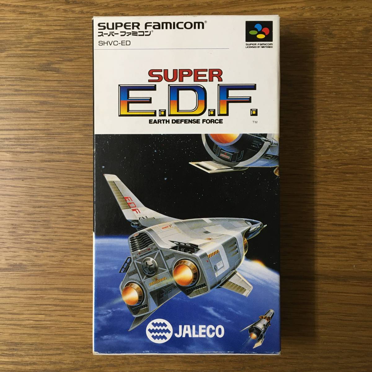 高品質，SALE SUPER E.D.F. 品 状態良好 スーパーファミコン(シューティング)｜売買されたオークション情報、yahooの商品情報をアーカイブ公開 - オークファン タイトル
