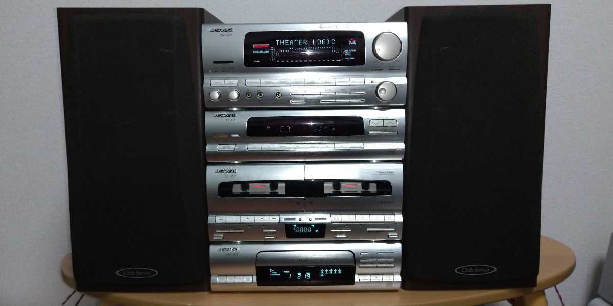 SANSUI サンスイ システムコンポ ミニコンポ バブルコンポ 昭和レトロ