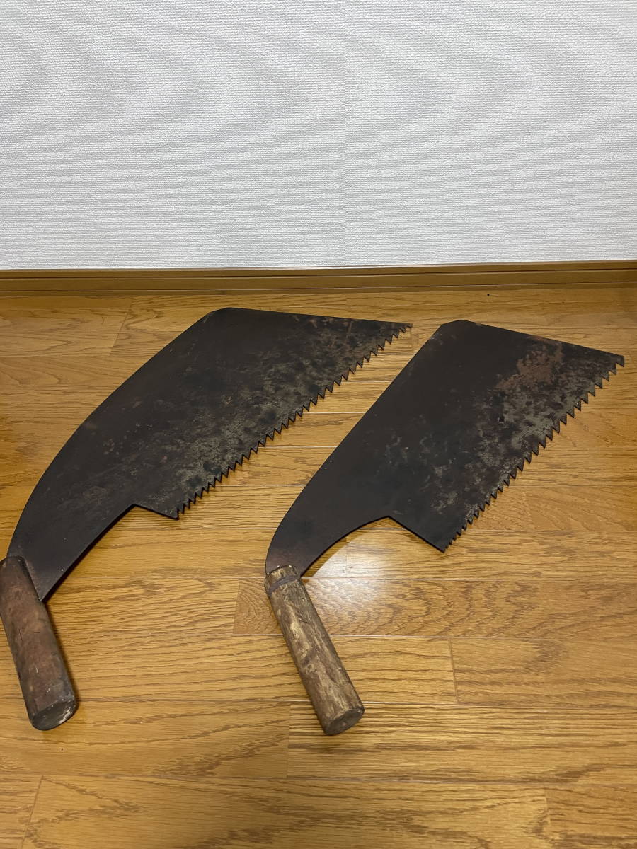 ノコギリ のこぎり 大挽き鋸 木挽鋸 大鋸 丸太 BA870□送料込□ 木と 