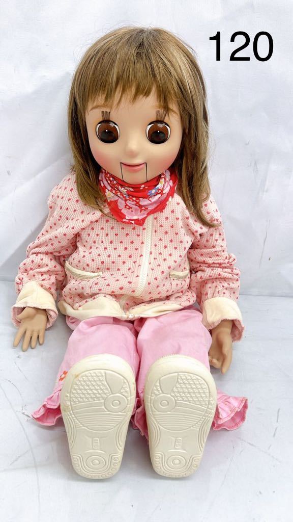 DD1 【動作品】 1円〜 あすなろ 腹話術人形 女の子 口や目が動きます