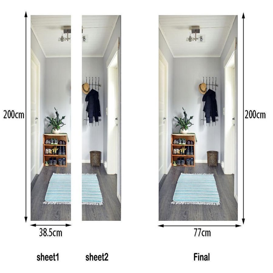 玄関 3d 壁紙 おしゃれ ステッカー 騙し絵 ドアステッカー ウォールステッカー トリックアート 壁画 防水壁紙 家 装飾 癒し系 Lh506 家具 インテリア 売買されたオークション情報 Yahooの商品情報をアーカイブ公開 オークファン Aucfan Com