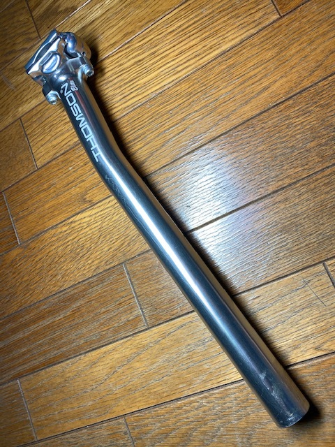 THOMSON setback シートポスト シルバー 中古 27.2