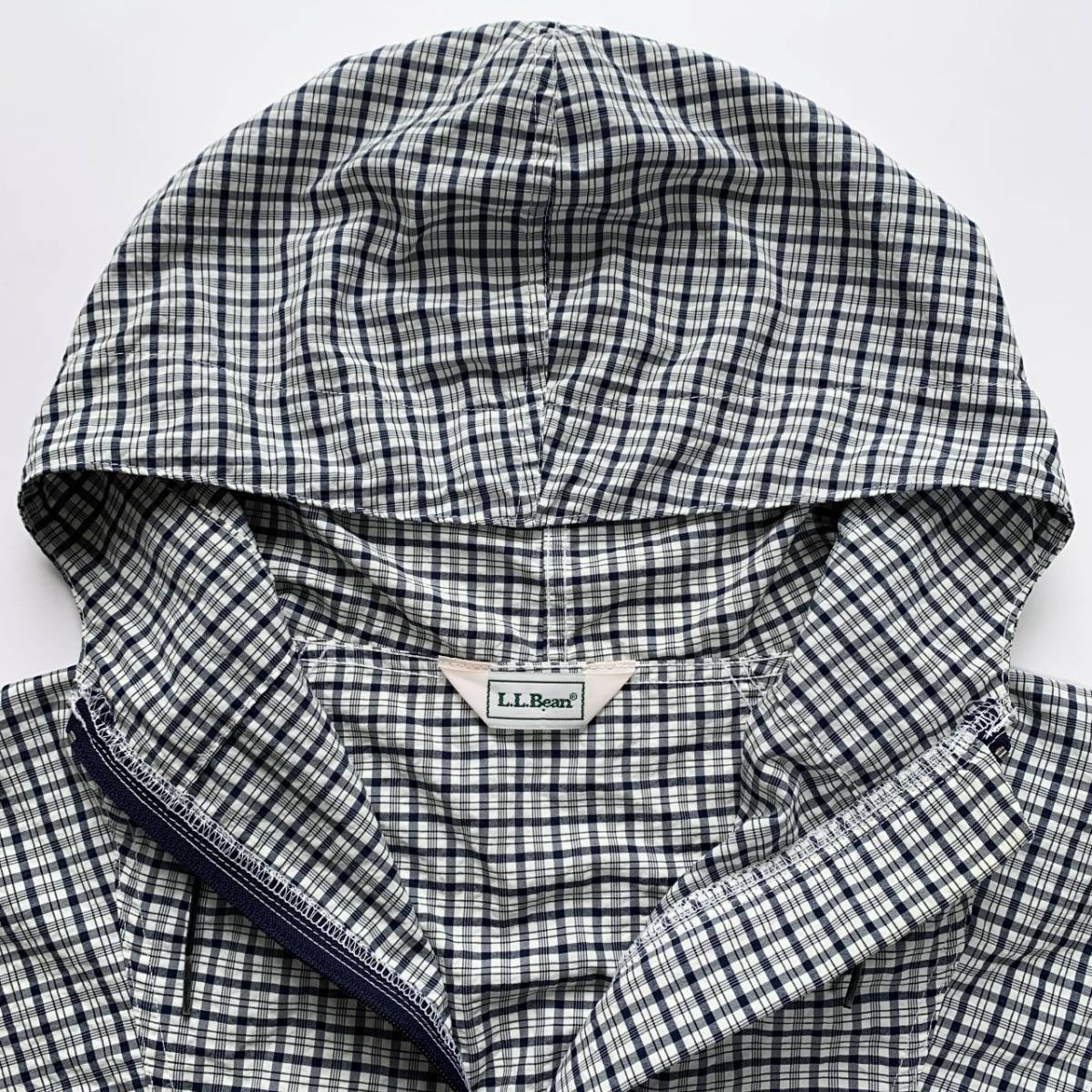 80s 90s LLBean アノラック シアサッカー 山タグ L - XL 相当 L.L.Bean 