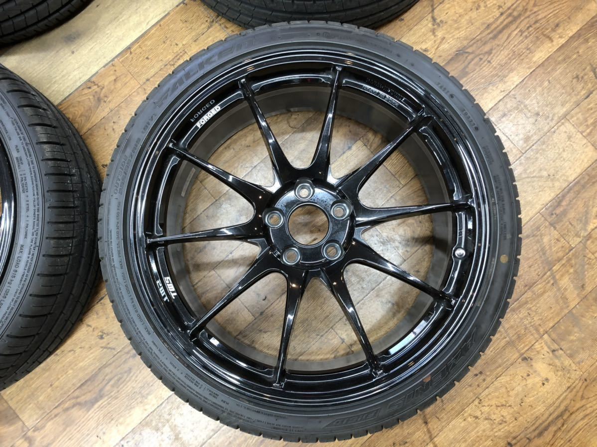 TWS RS317 PCD112×5穴 19インチ 8.5J インセット30 鍛造 ※バリ山タイヤ