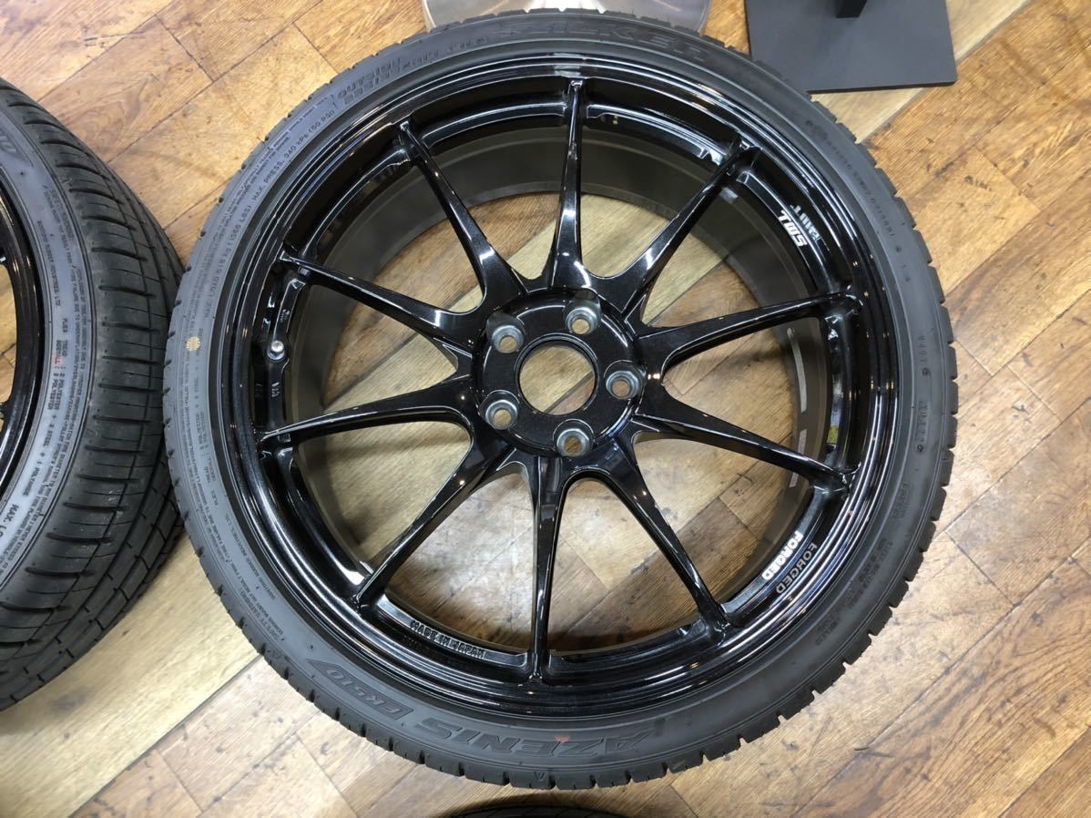TWS RS317 PCD112×5穴 19インチ 8.5J インセット30 鍛造 ※バリ山タイヤ
