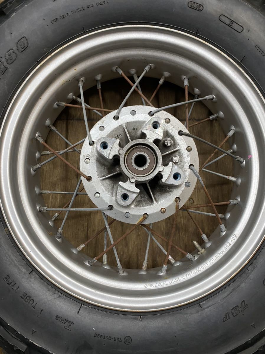 希少！バンバン200 フロントファットタイヤ ビックフット バリ山