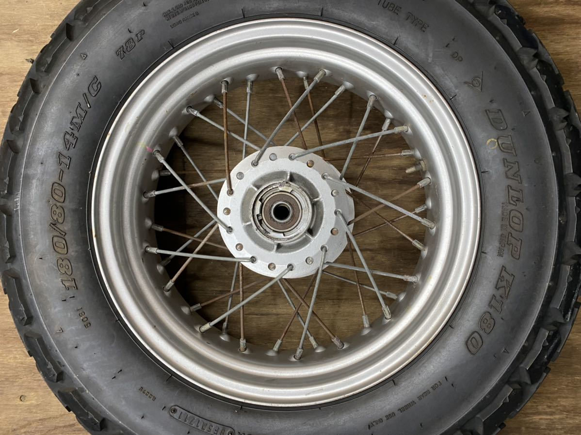 希少！バンバン200 フロントファットタイヤ ビックフット バリ山