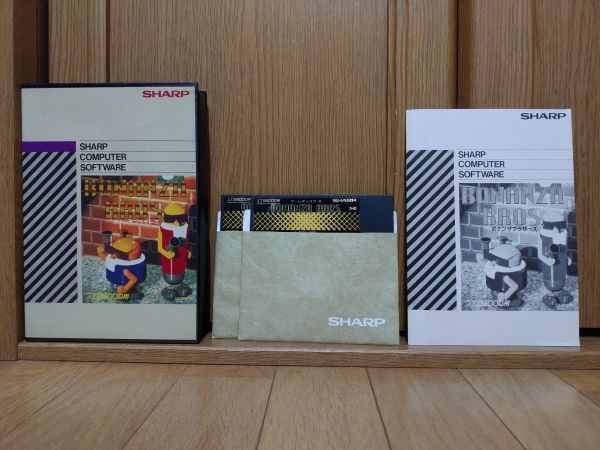 【動作品】ボナンザブラザーズ BONANZA BROS. SHARP X68000のゲームソフト