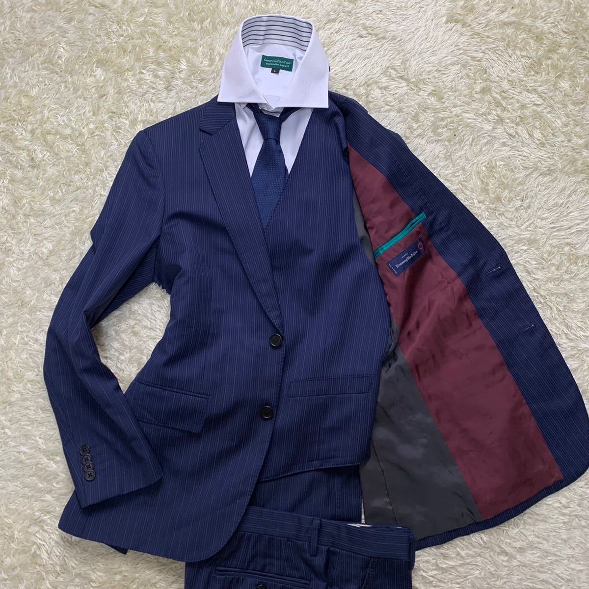 現行タグ☆ポールスミス×【伊】ゼニア社 Paul Smith スリーピース 