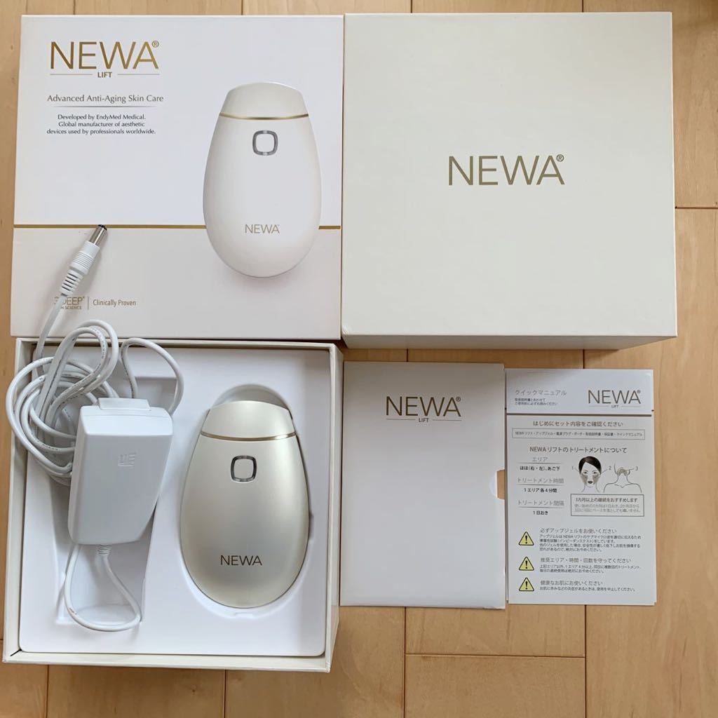 爆買い，得価 NEWAリフト 美顔器 シャンパンゴールド G0021(フェイスケア)｜売買されたオークション情報、yahooの商品情報をアーカイブ公開 - オークファン フェイスケア