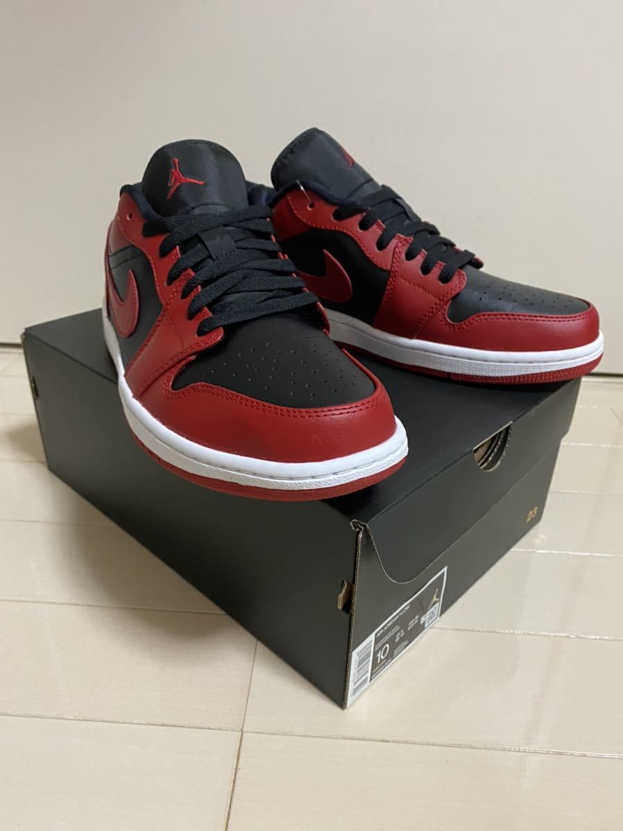 NIKE AIR JORDAN 1 LOW VARSITY REDナイキエアジョーダン1 28cm 【公式
