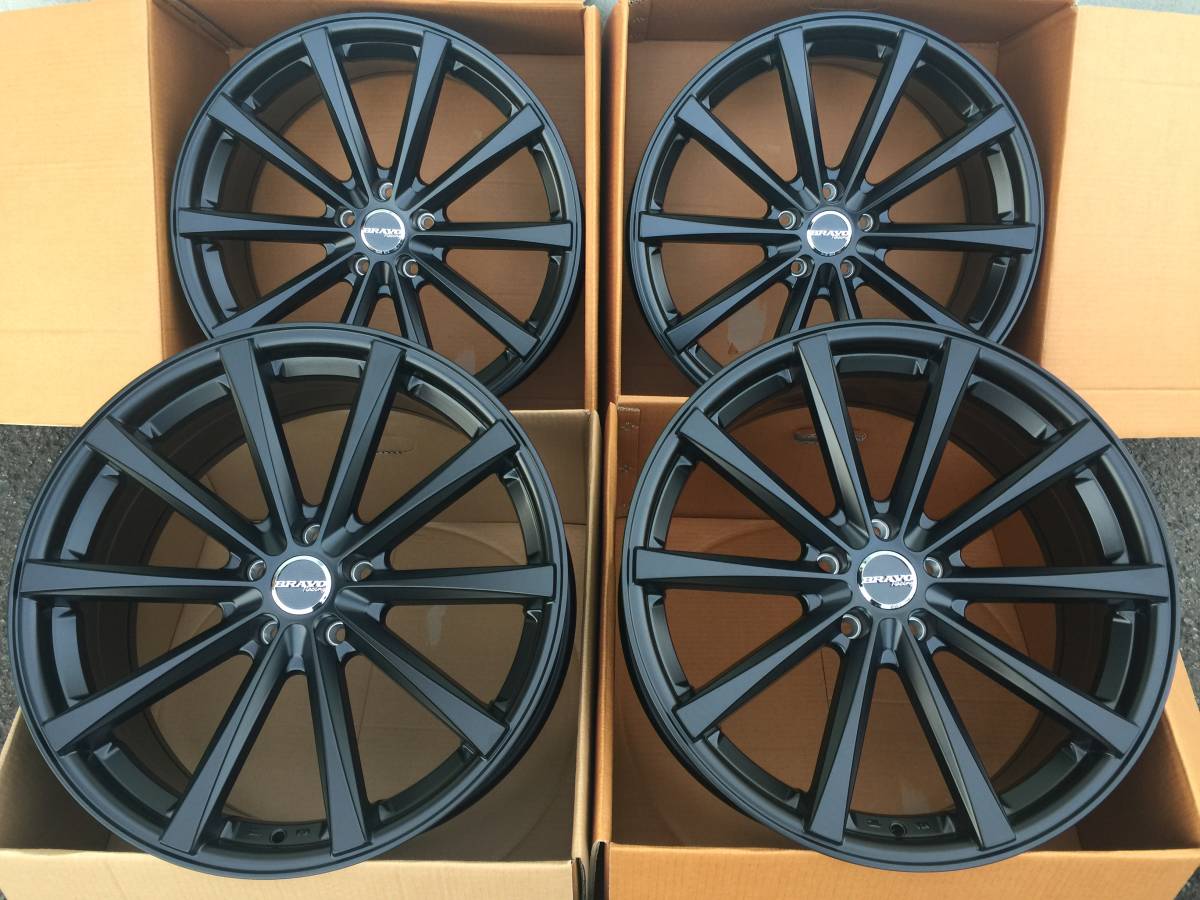 BRAVO RACING コンケイブ 新品 ホイールセット 20インチ ブラック 