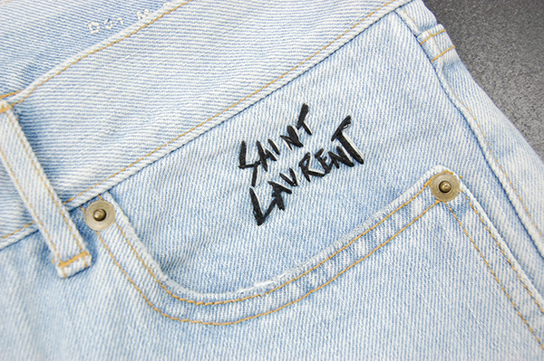定価￥91,800 美品 サンローラン SAINT LAURENT 「D01 M SL-LW」 膝 