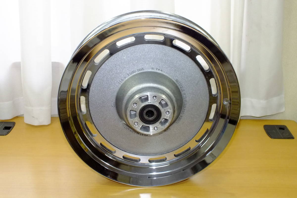 スポーツスター 純正16インチディッシュホイール タイヤ付 xl1200c 03