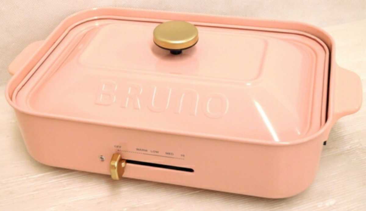 SALE，2025 廃盤色 イデアインターナショナル BRUNO ブルーノ コンパクトホットプレート ピンク 本体 プレート2種 たこ焼き 平面 BOE021-PK 9(ホットプレート)｜売買されたオークション情報、yahooの商品情報 ホットプレート