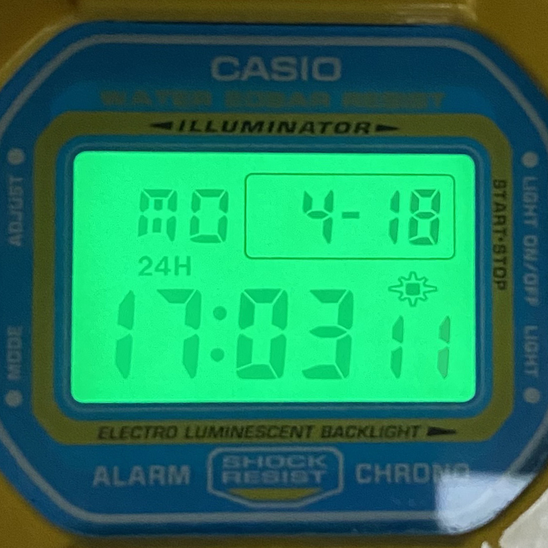 CASIO G-SHOCK DW-5600CS-9JF Crazy Colors Yellow クレイジーカラーズ