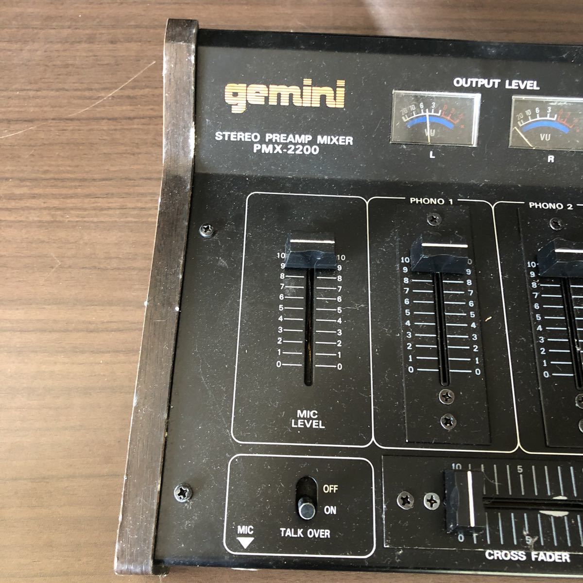 ☆送料込み gemini PMX-2200 Stereo pre-amp mixer DJ jazzy jeff DJ