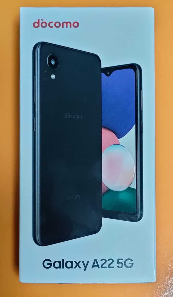 Galaxy A22 5G ブラック 64 GB docomo A22 Galaxy 5G SC-56B ブラック