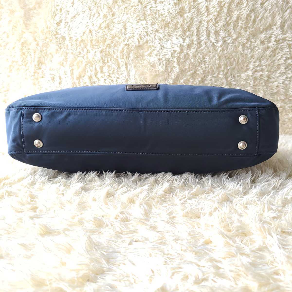 Paul Smith ポールスミス ビジネスバッグ カバン ネイビー ポール