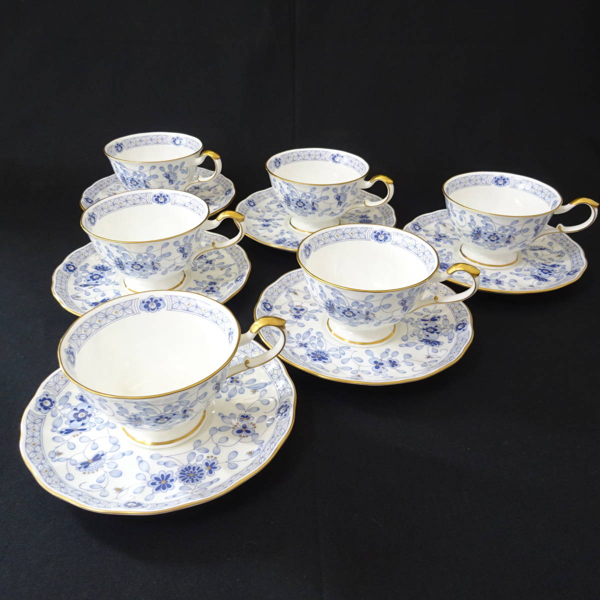 1345621-136】NARUMI ナルミ ミラノ カップ＆ソーサー6客まとめセット