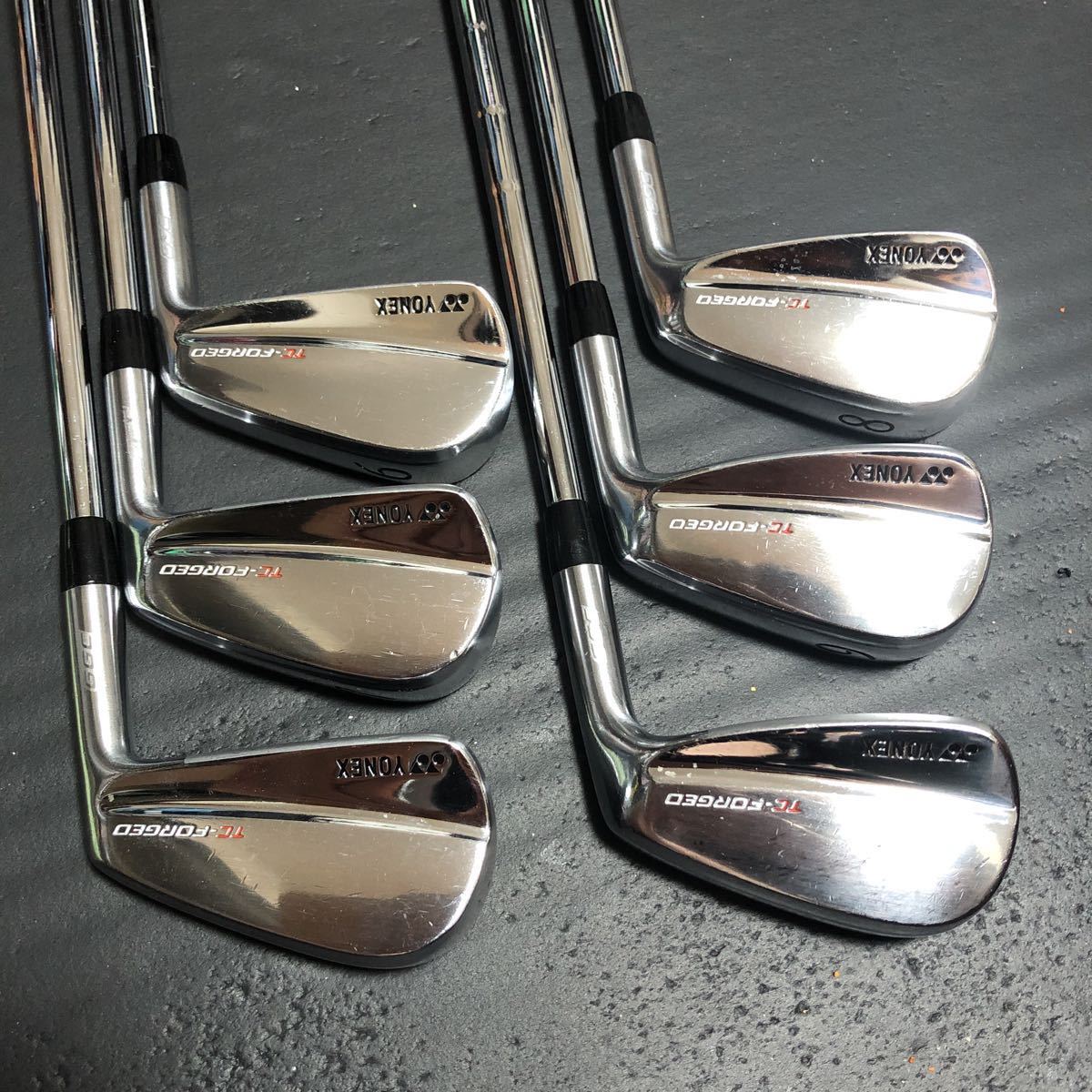 傷確認用②右後 希少 名器 YONEX ヨネックス TC-FORGED アイアンセット マッスルバック