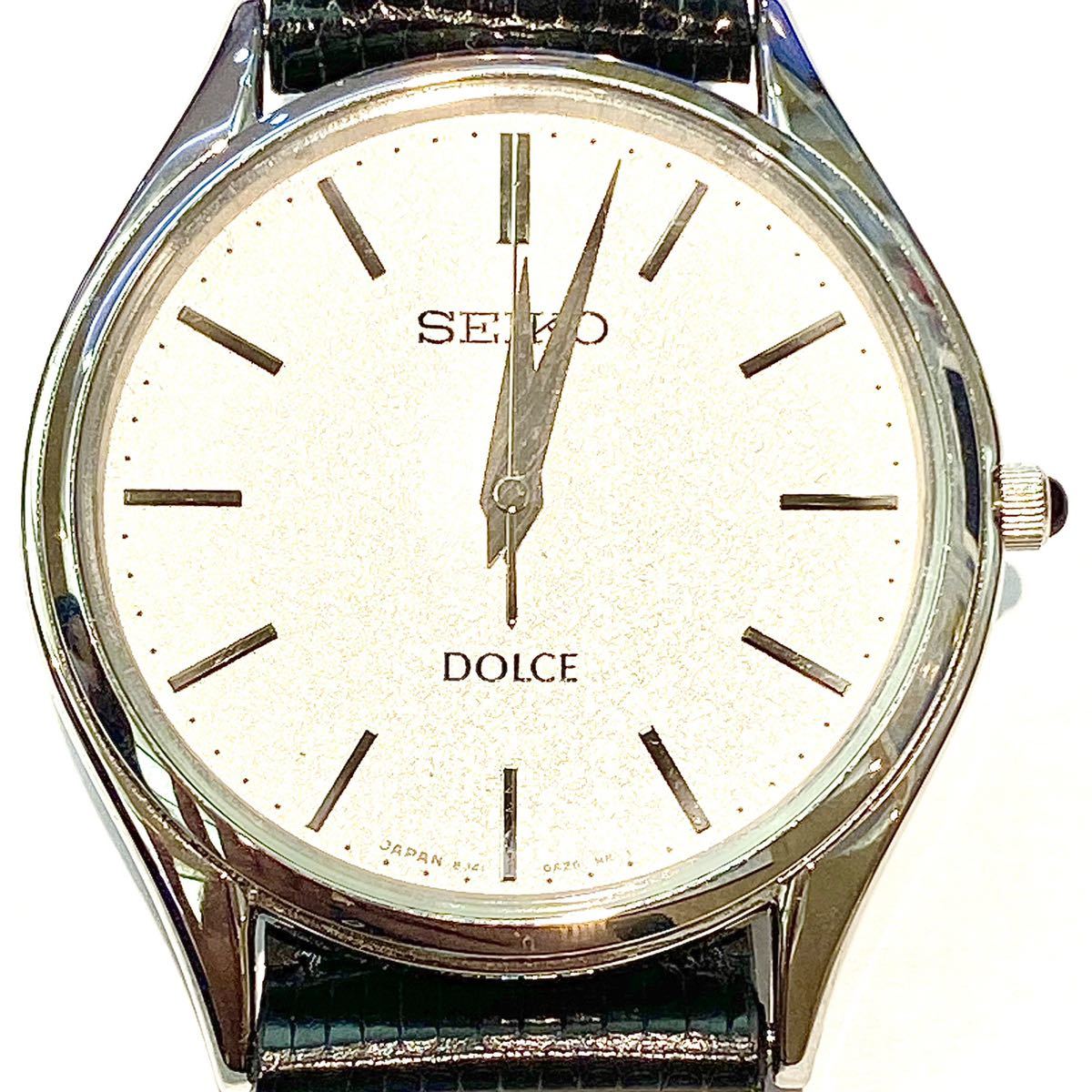SEIKO DOLCE】☆動作品☆ セイコー ドルチェ 8J41-0AJ1 メンズ 腕時計