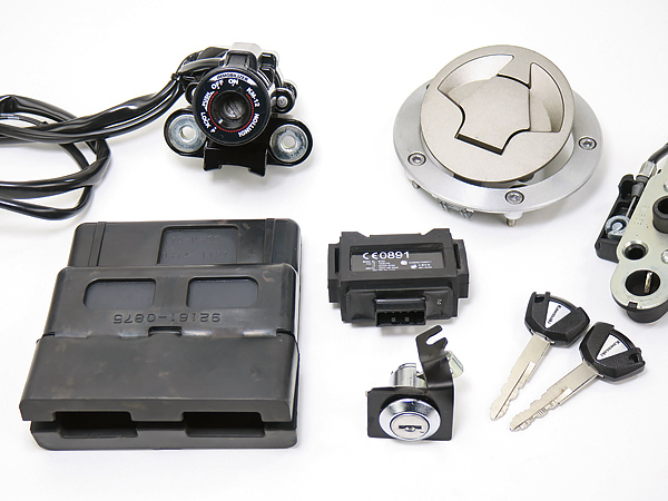 しの ZX-10R 2011 ZXT00J 純正キーSet！912KA ZX-10R Kawasaki ZX1000 Cap