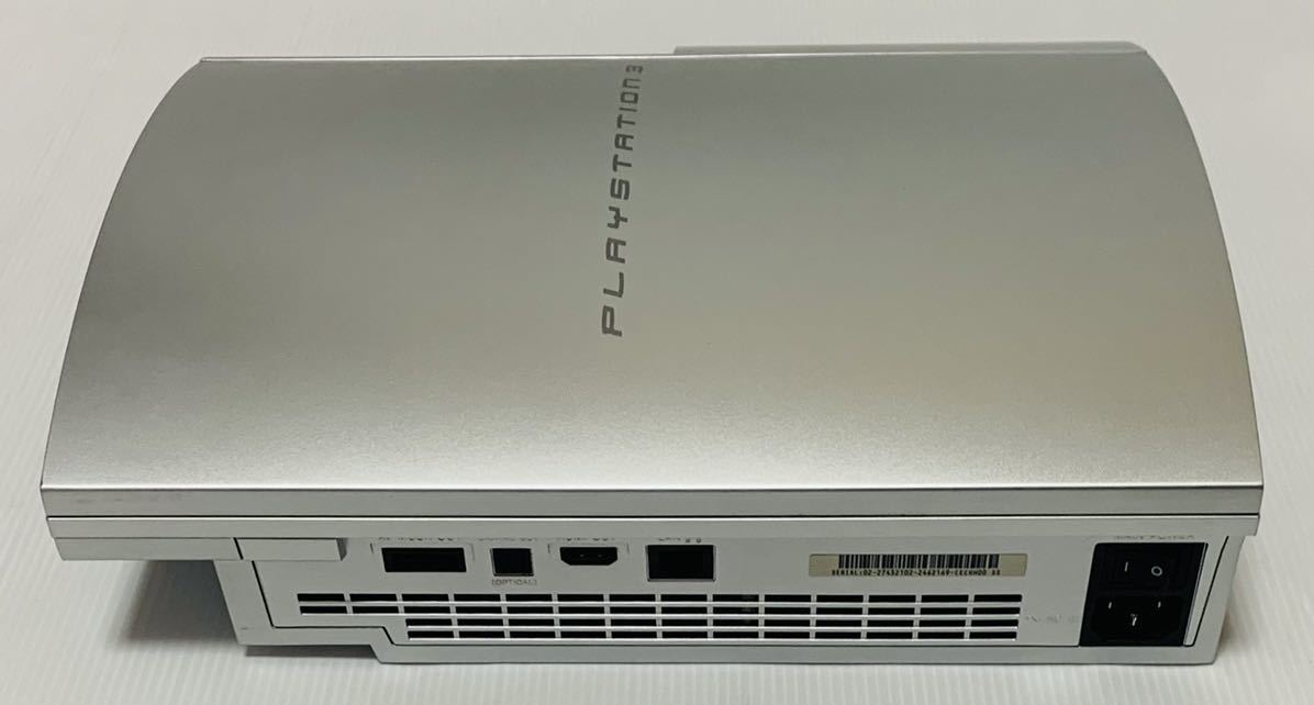 希少モデル PS3 40GB CECHH00 サテンシルバー メタルギアソリッド4 