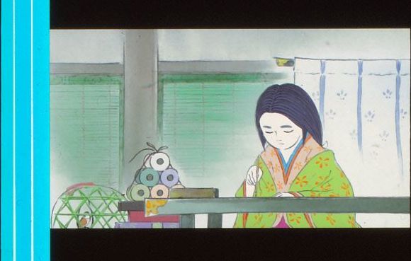かぐや姫の物語 35mm映画フィルム 連続5コマ 朝倉あき as かぐや姫 