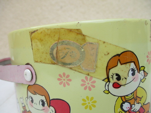 不二家 ペコちゃん ペップル フルーツ ドロップ 缶 昭和レトロ 当時物