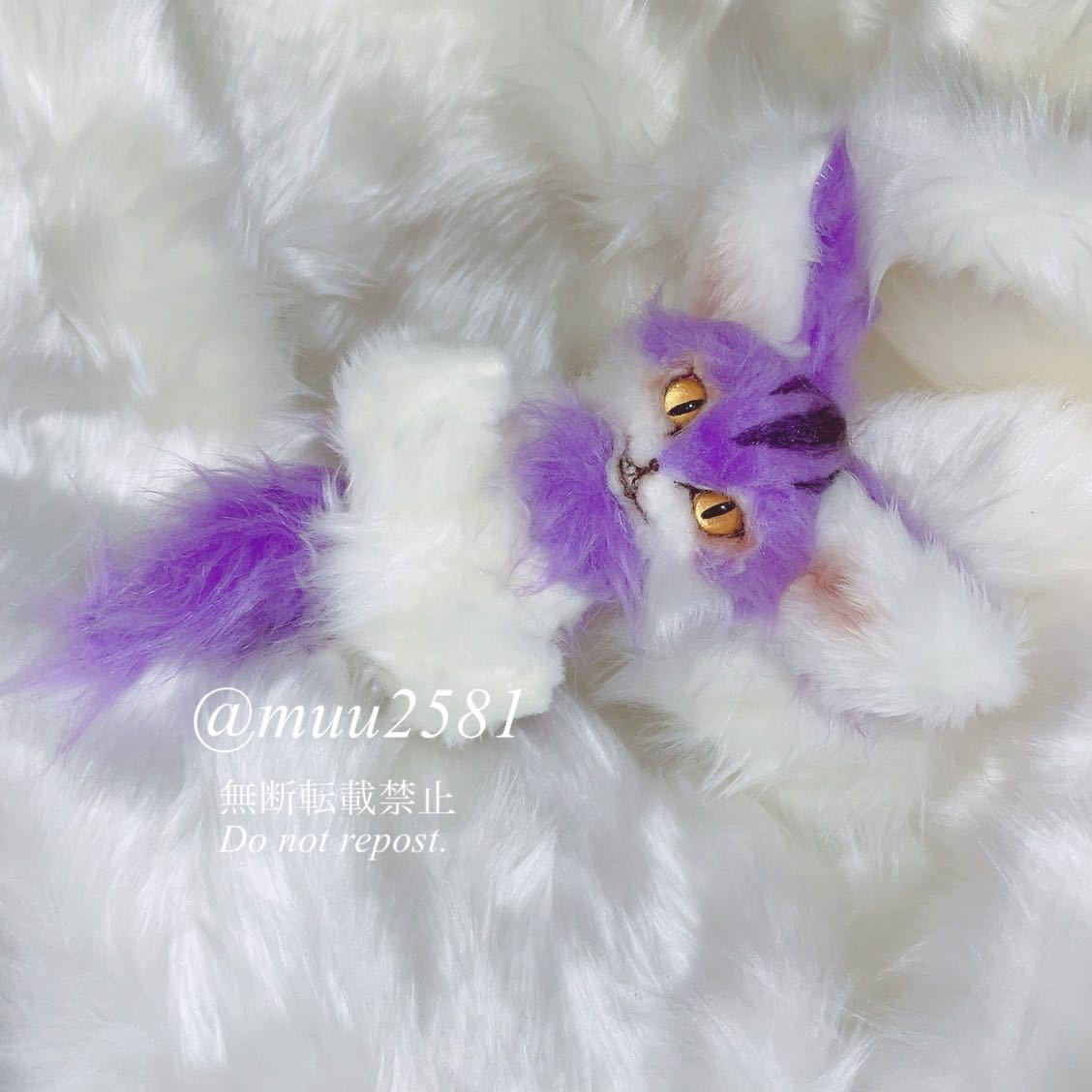 猫 ぬいぐるみ アートドール muu ハンドメイド ケモノ ねこ 獣人