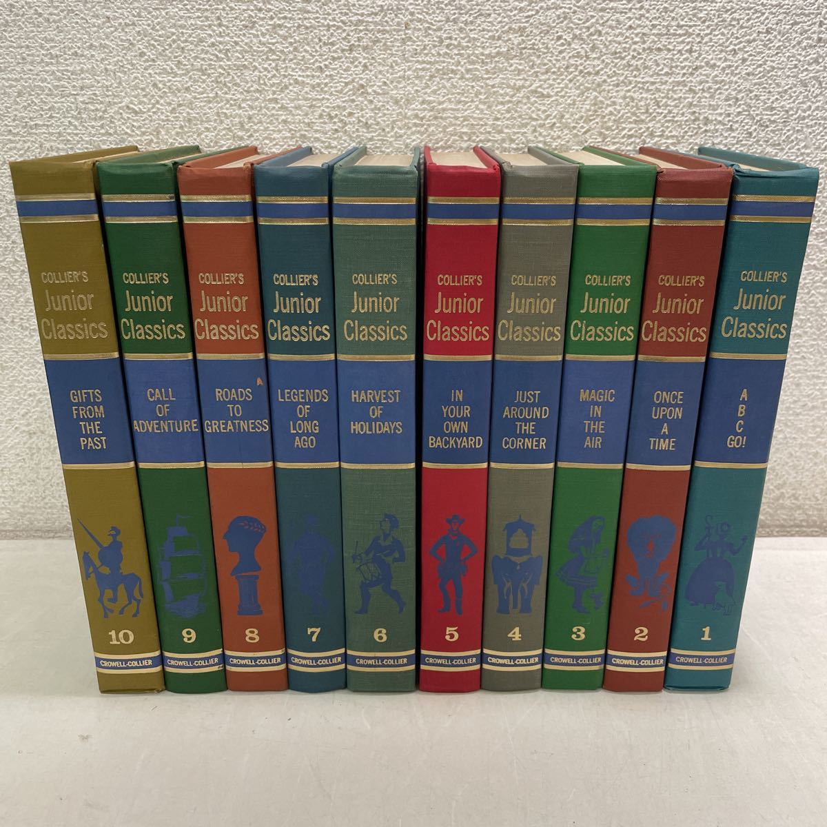 高品質，100%新品 220422 A04 洋書 COLLIER'S Junior Classics 全10冊セット 1964年頃 子ども向け 童話 英語 ディスプレイ アンティーク(洋書、外国語書籍)｜売買されたオークション情報、yahooの商品情報をアーカイブ 洋書、外国語書籍
