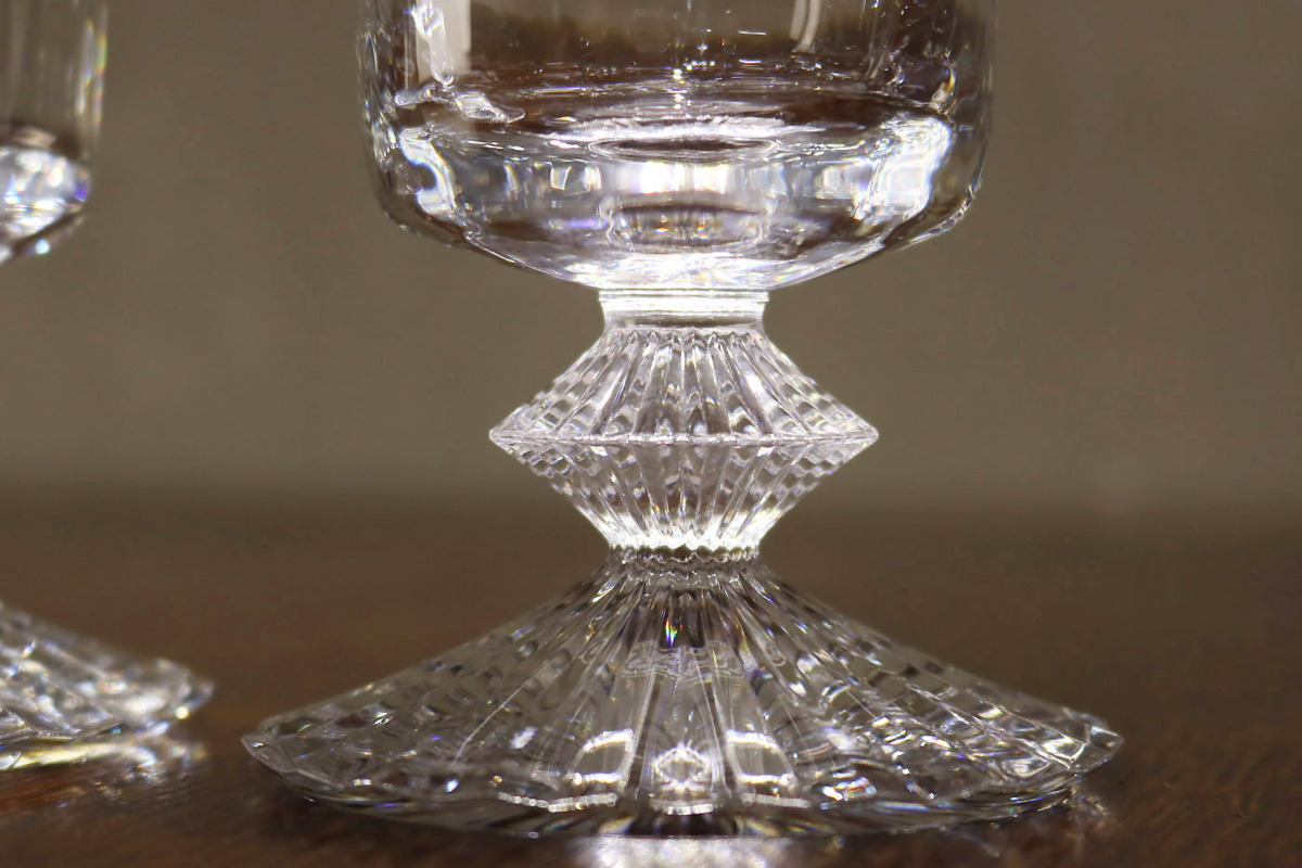 開】『Baccarat バカラ 』 クリスタルガラス ミルニュイ ワイングラス 