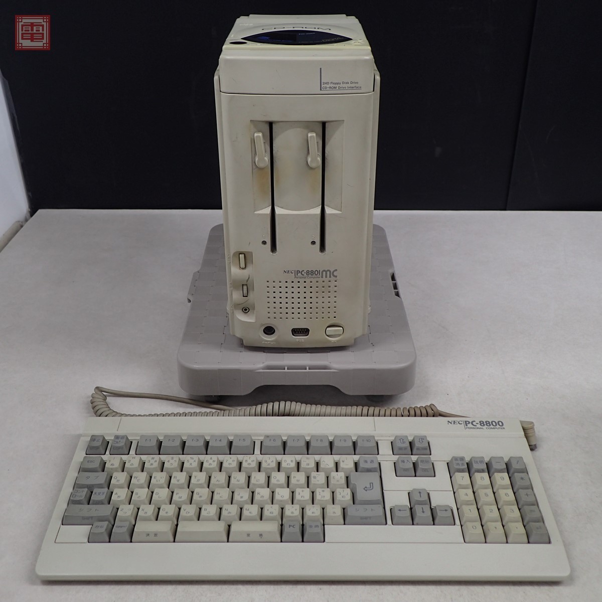修理品 NEC PC-8801MC Model2 本体 + TYPEFキーボード 箱説付 日本電気