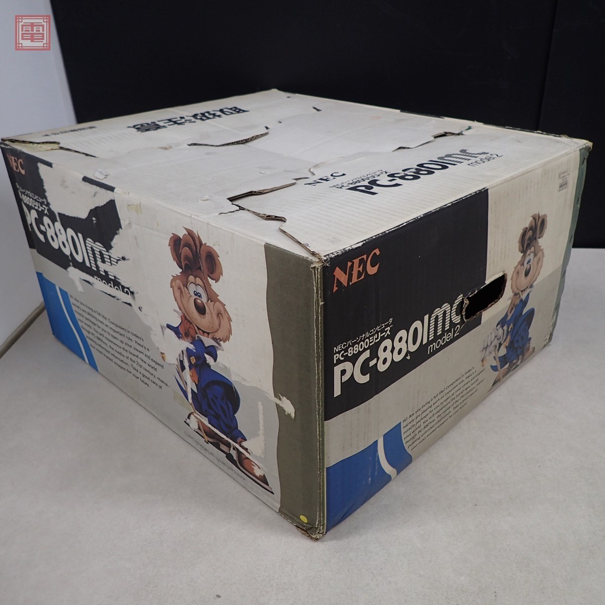 修理品 NEC PC-8801MC Model2 本体 + TYPEFキーボード 箱説付 日本電気