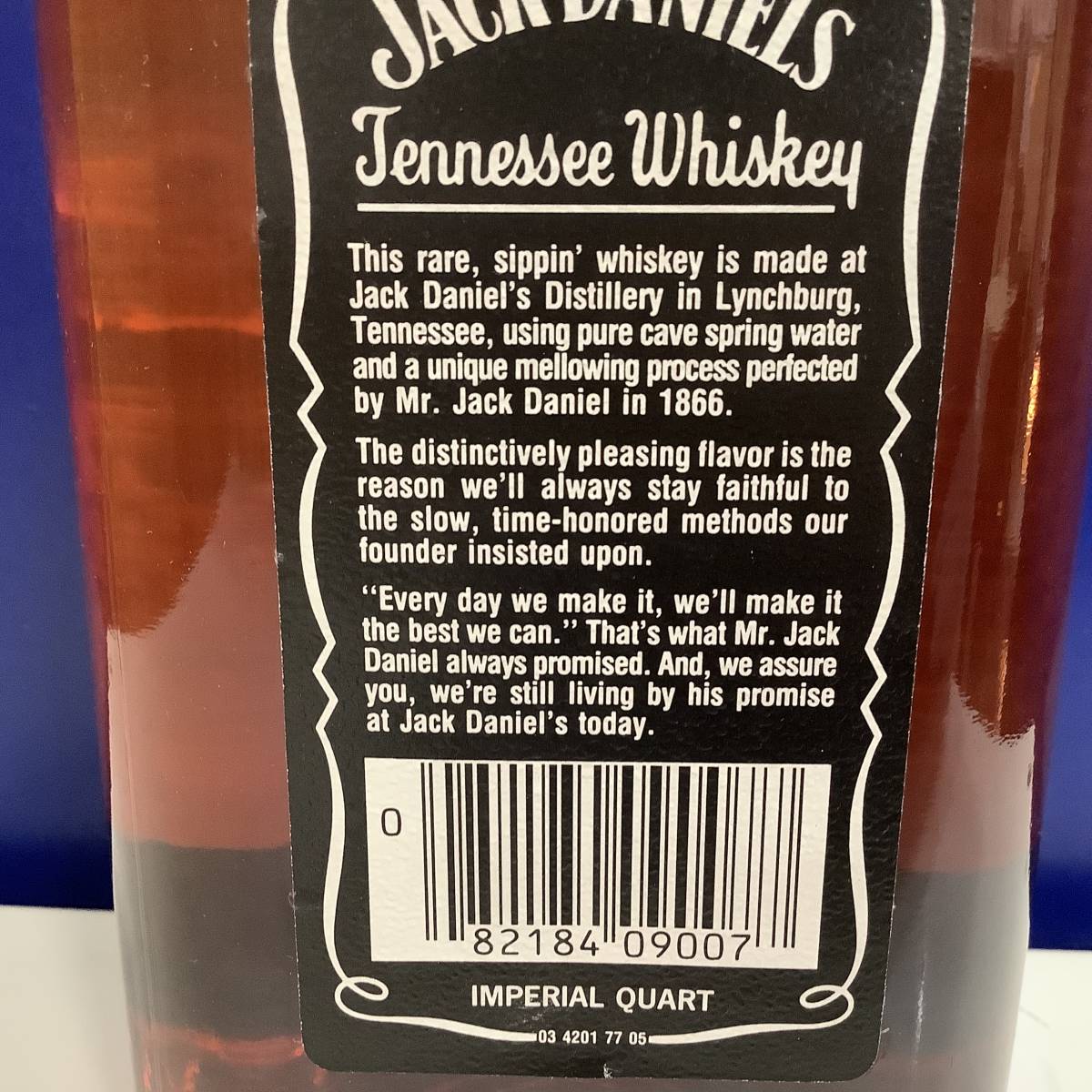 未開栓 1996年 ジャックダニエル Old No 7 750ml 43% 赤帯付き