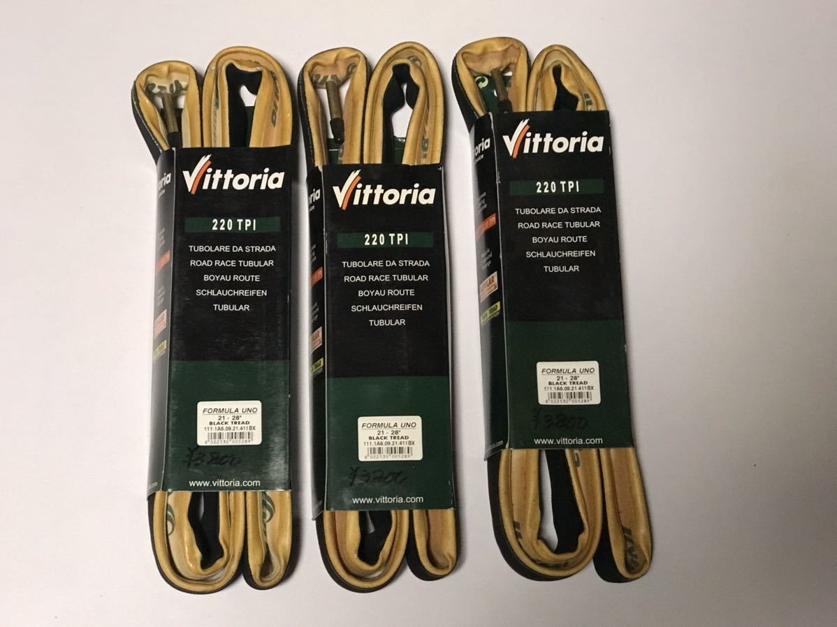 Vittoria Formula Uno チューブラータイヤ 21-28 Vittoria Uno Formula