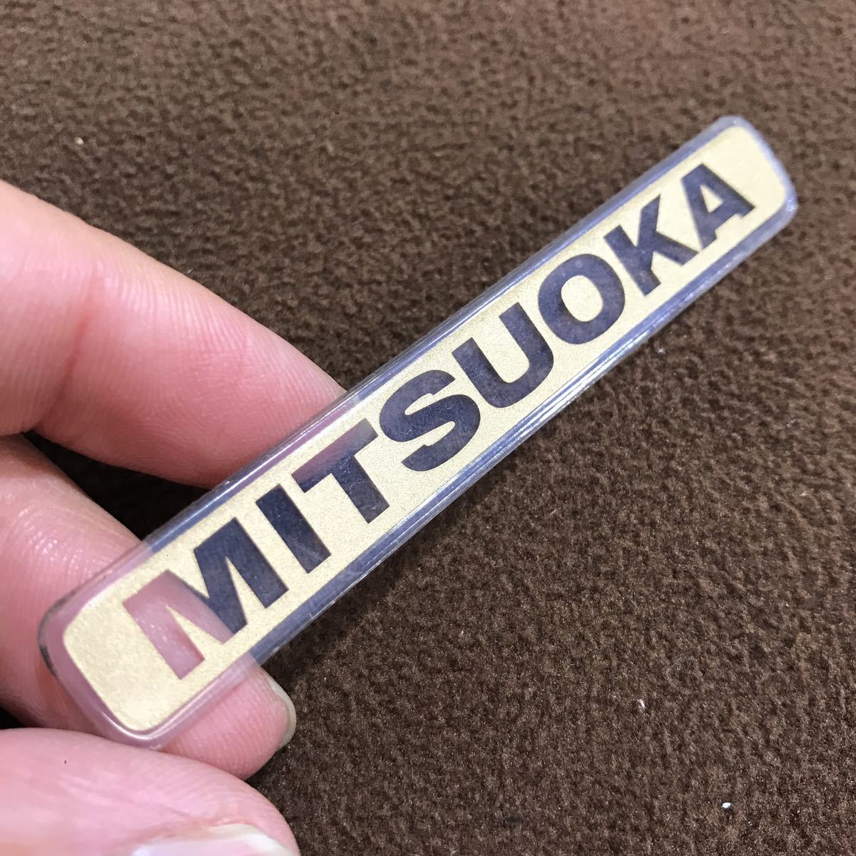 L42310 ミツオカ K11 エンブレムステッカー ☆ゴールド MITSUOKA 