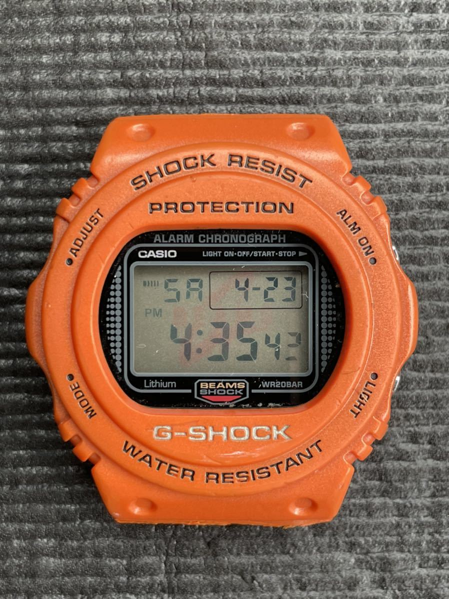 腕時計 カシオ CASIO G-SHOCK DW-5700BE BEAMS ビームスコラボ