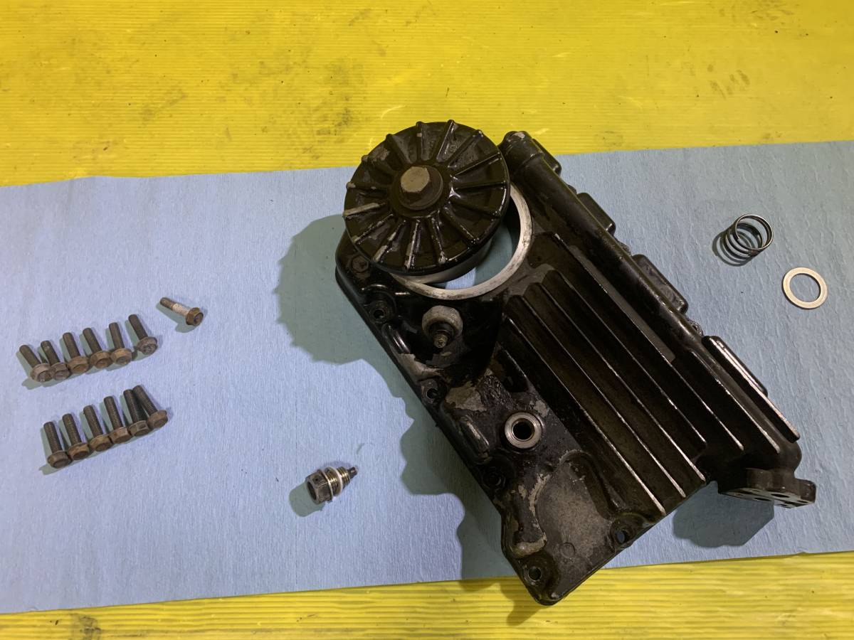ゼファー 400 純正 オイルパン 中古品 当時物 カワサキ オイル