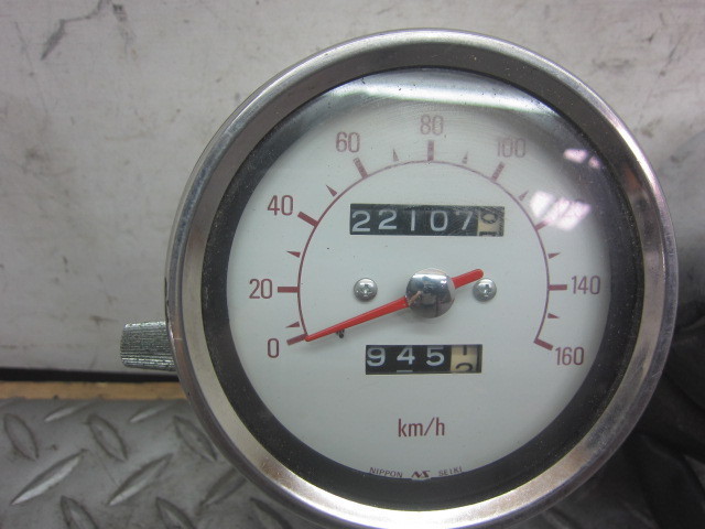 ヤマハ SR400 1JR? 純正 スピードメーター 22107km タコメーター