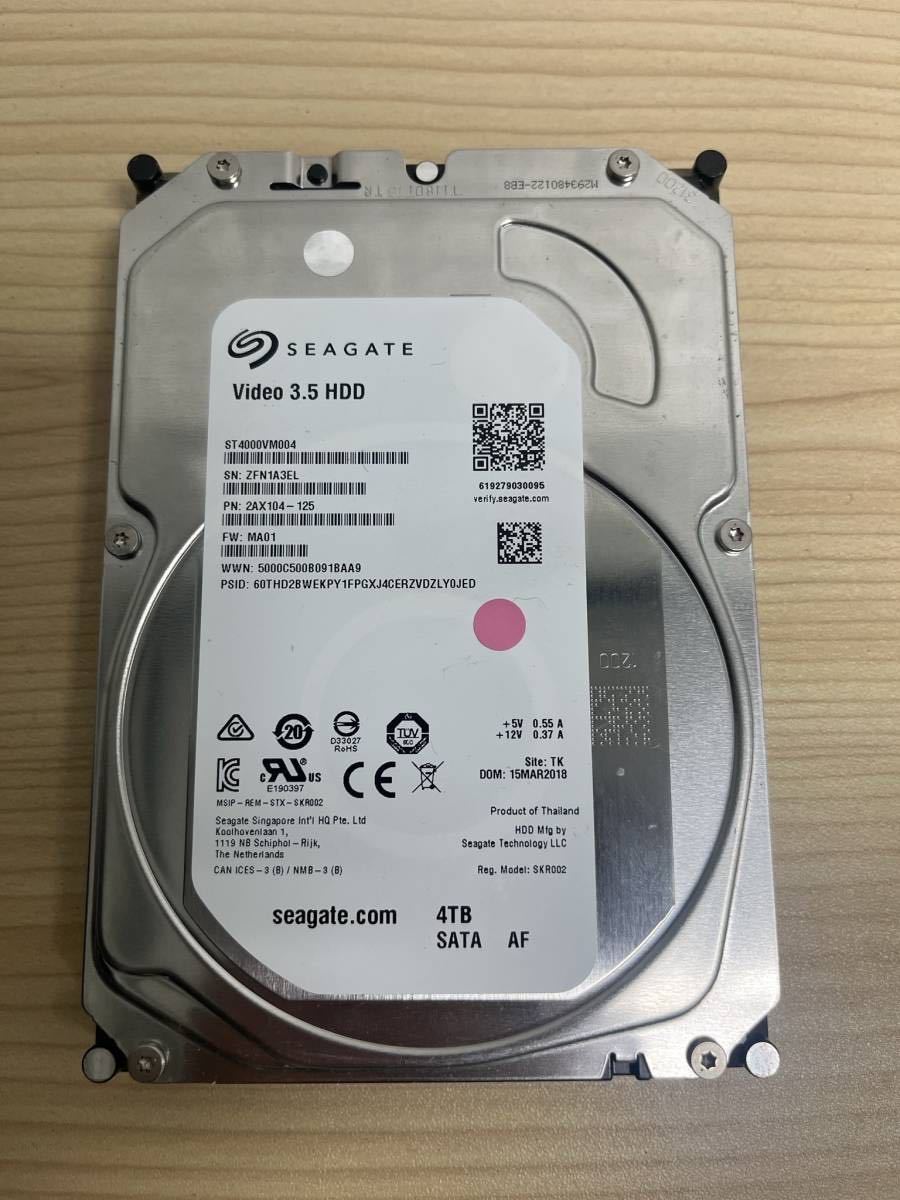 Seagate Video 3.5 HDD 4TB SATA 本体 動作確認済み .com